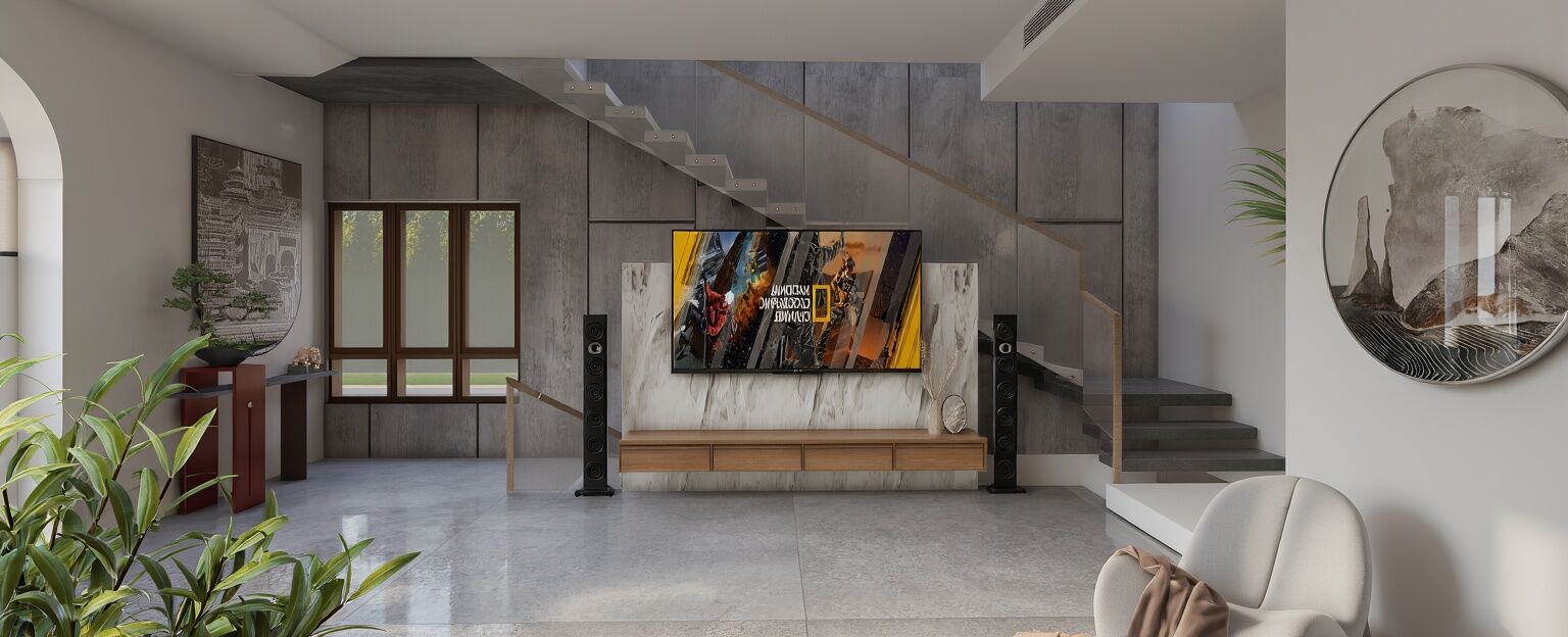 Residential Interior Design TV Unit