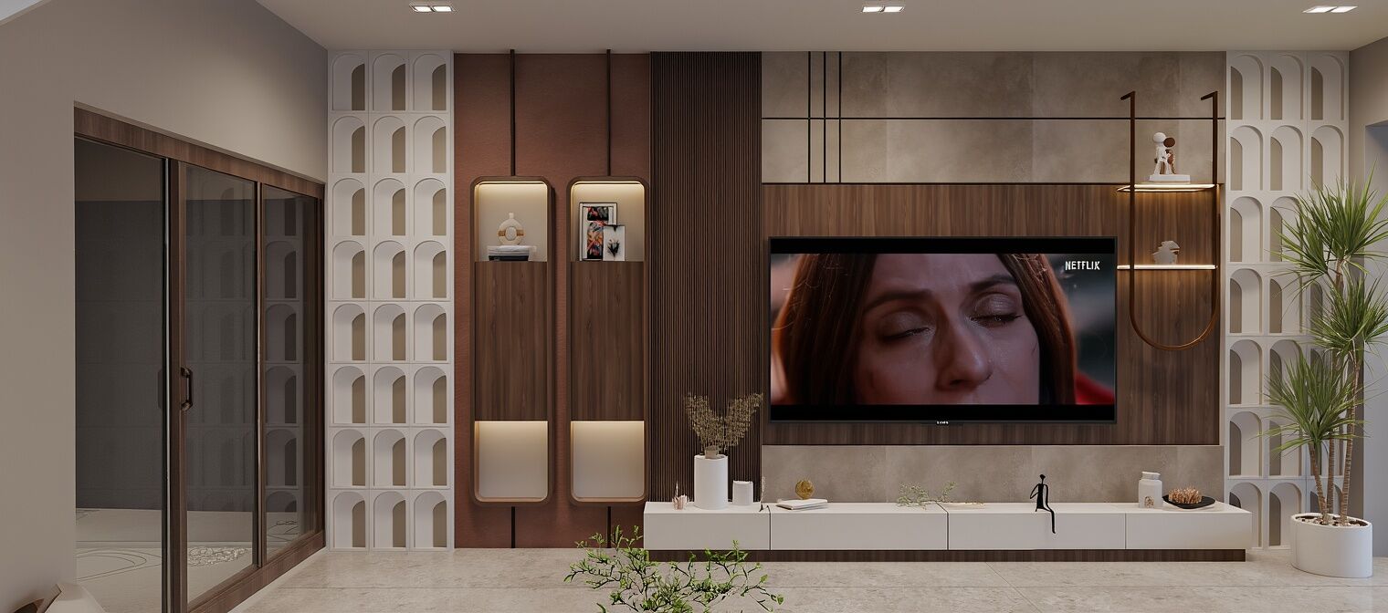 Residential Interior Design TV Unit 2